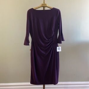 Anne Klein Purple Dress